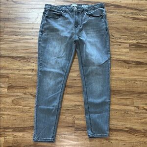 Kensie Gray Skinny Jeans The Ultimate High Rise Skinny Size 14/32